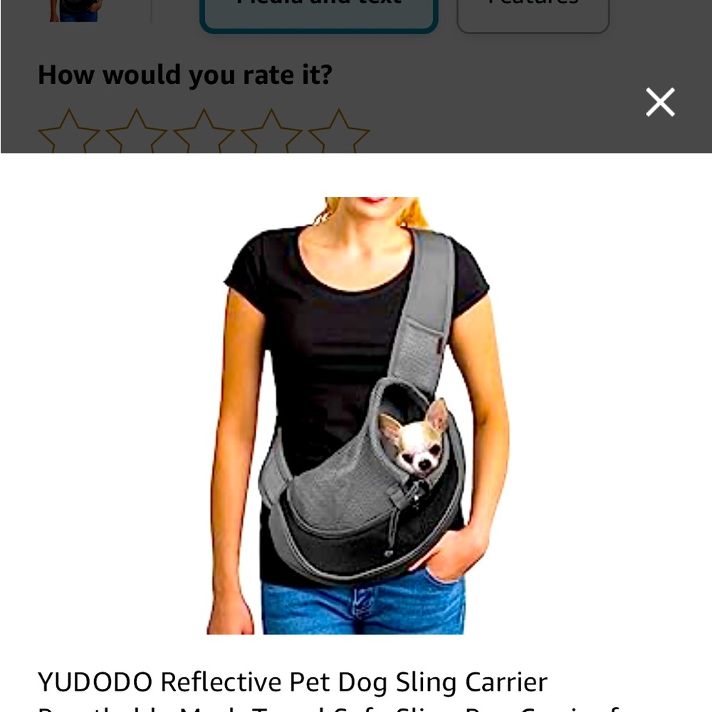 Pet Dog Sling Carrier Breathable Mesh Travel Safe Sling Bag Carrier